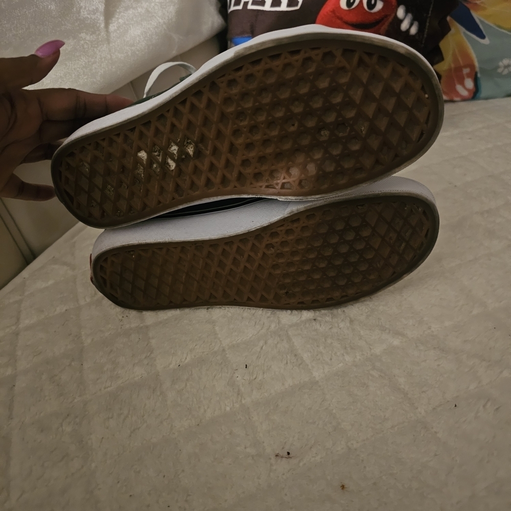 Vans Men And Women Old Skool Sk8 TheoryGreener Past High-Top Sneakers - Picture 8 of 9